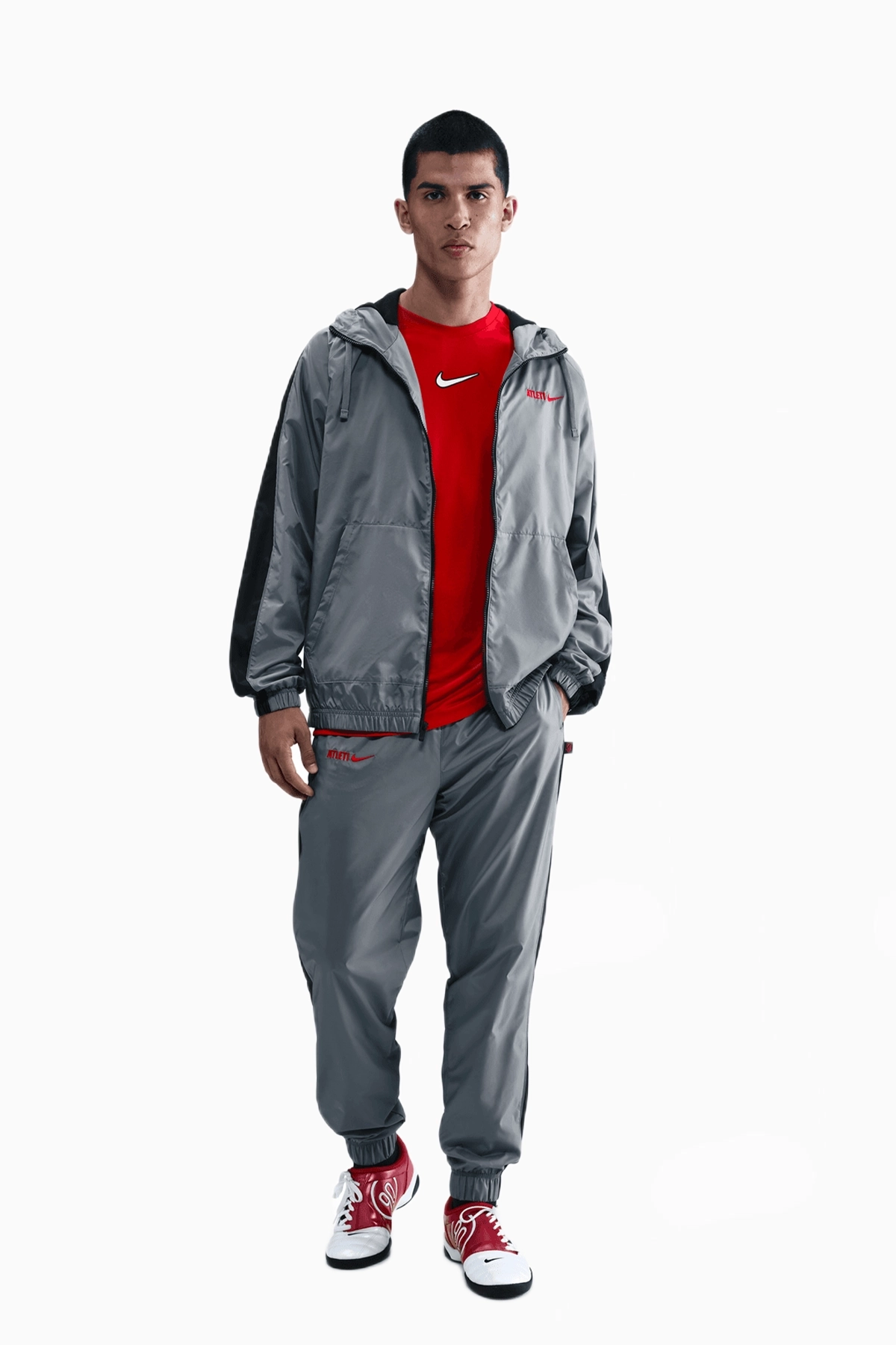 Tracksuit Nike Atletico Madrid 25/26 Woven - Gray | R-GOL.com
