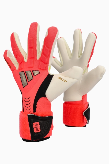 Воротарські рукавиці adidas Predator Pro Strap - червоний