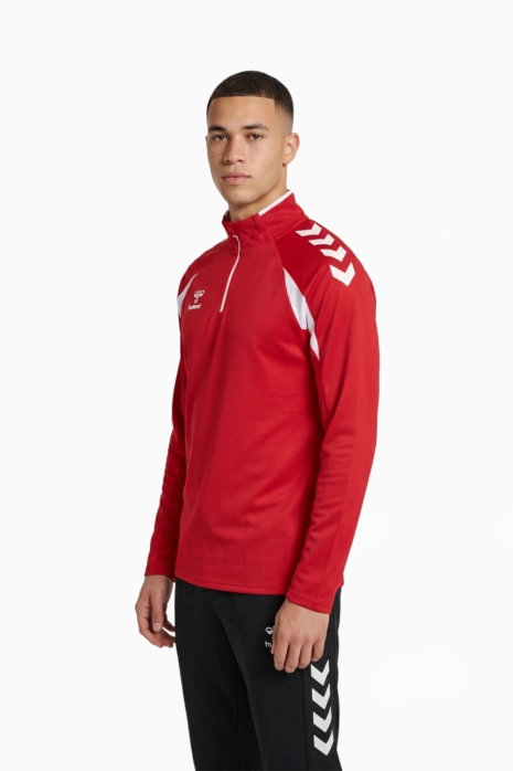 hummel hmlCORE 2.0 Half-Zip Sweatshirt - Rot