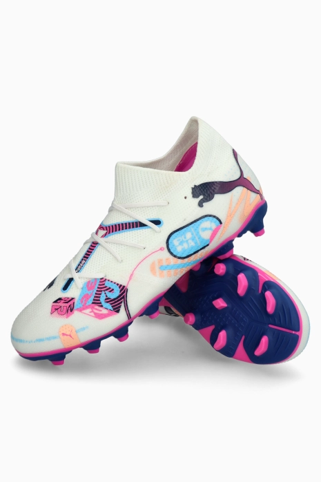 Puma Future 7 Match Volume Up FG/AG Junior - Blanco