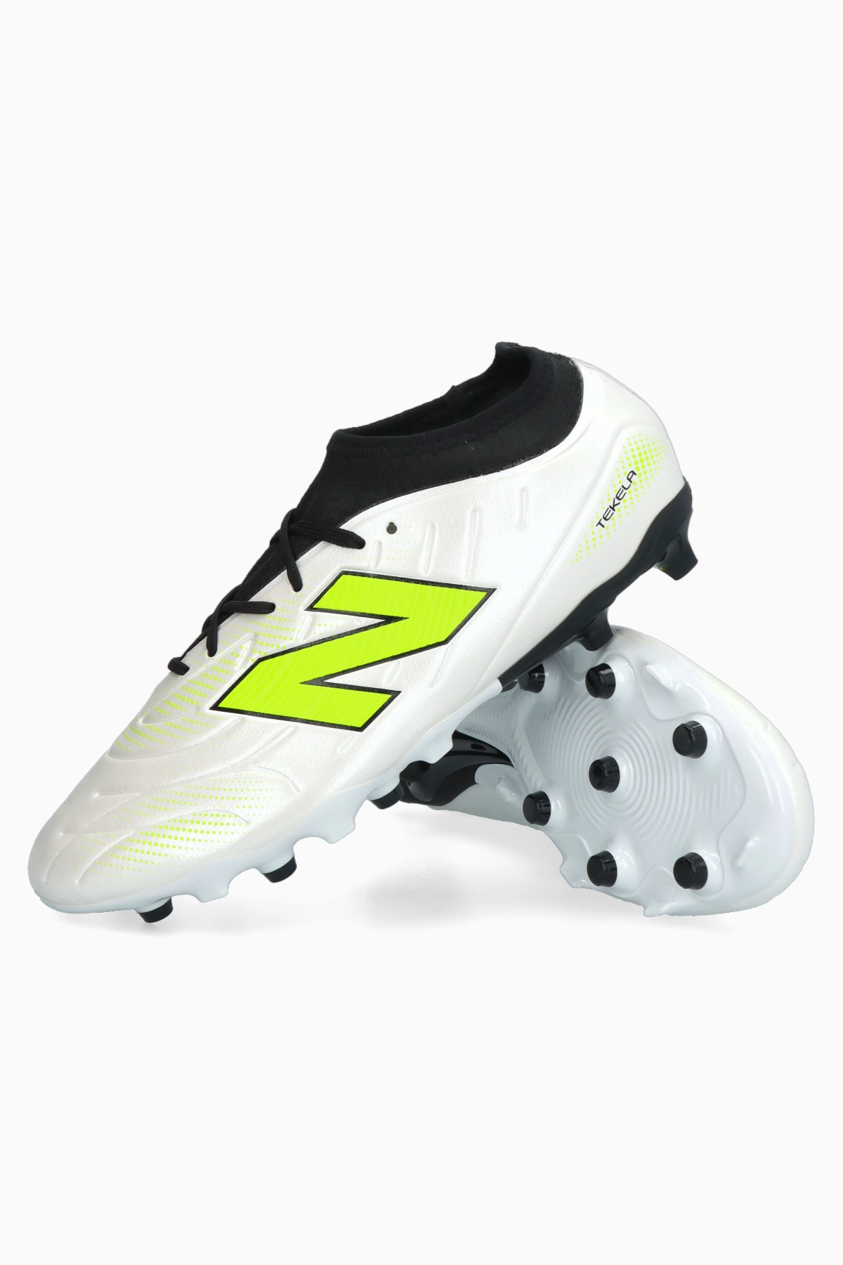 Cleats New Balance Tekela Team V5 Low FG Junior - White