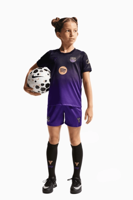 Nike FC Barcelona x Kobe 26/27 Away Set Little Kids - Violett