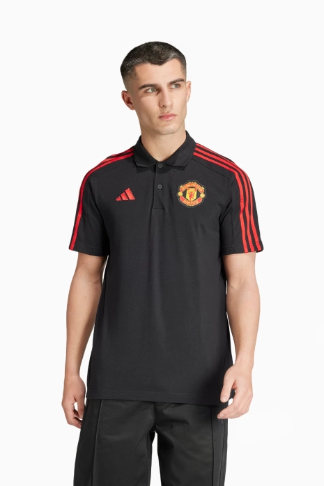 T-shirt adidas Manchester United 24/25 DNA Polo - Black