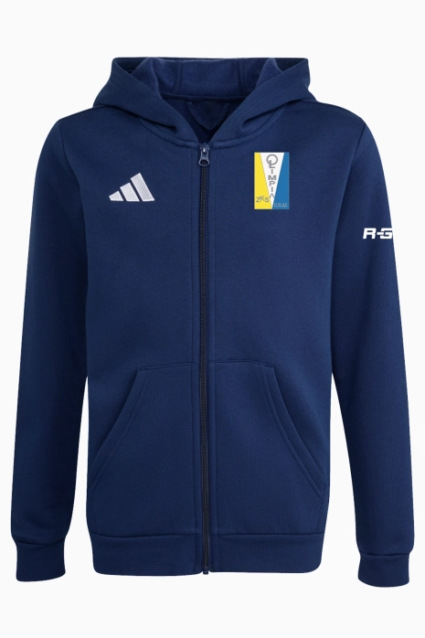 Bluza bawełniana adidas Olimpia Elbląg Junior - Granatowy