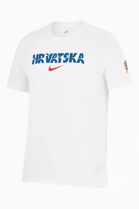 Majica Nike Hrvaška 2024 Crest - Bela