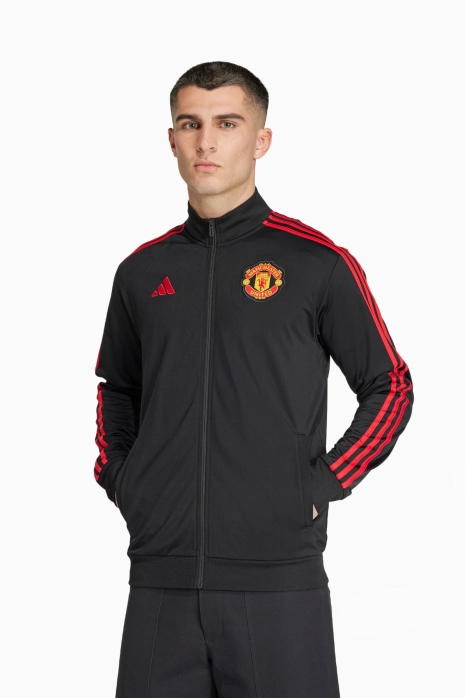 adidas Manchester United 24/25 DNA Track Top Sweatshirt - Schwarz