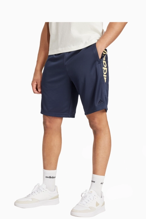 Kratke hlače adidas Tiro Wordmark - Mornarsko modra