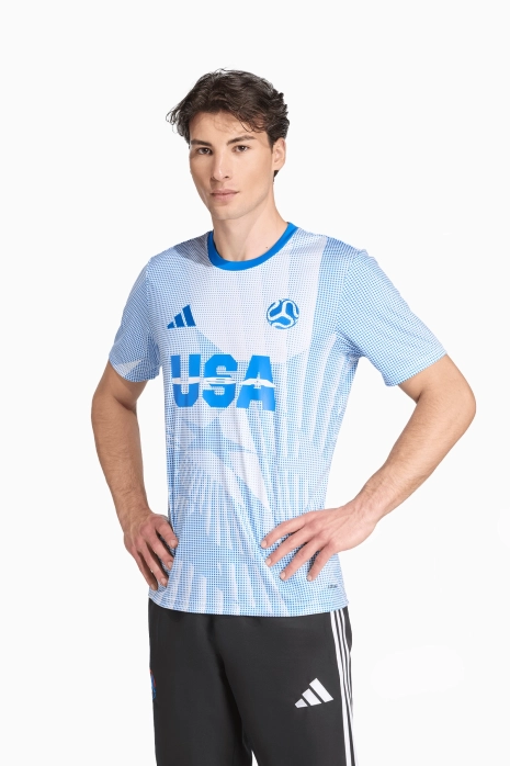 Tričko adidas USA 2026 - Modrá