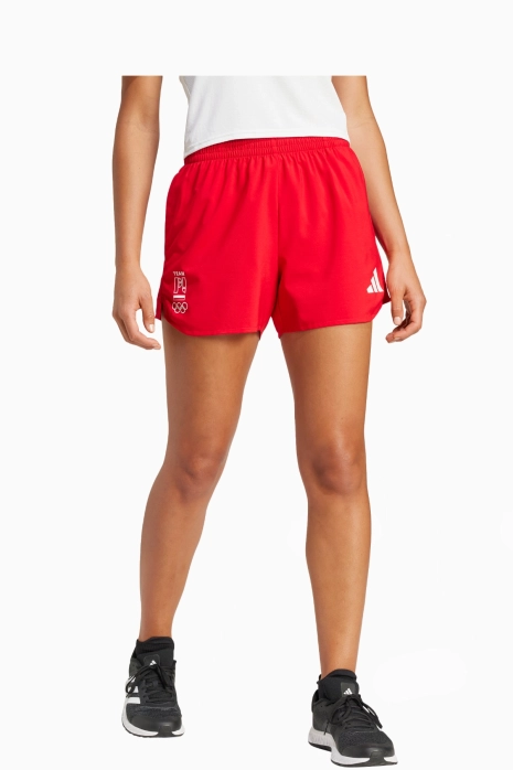 Shorts adidas NOC Poland Women - Red
