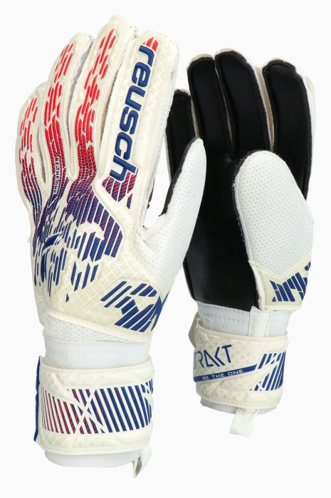 Goalkeeper Gloves Reusch Attrakt Solid - White