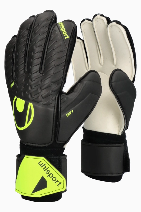 Воротарські рукавички Uhlsport Fangmaschine Soft Flex Frame - чорний