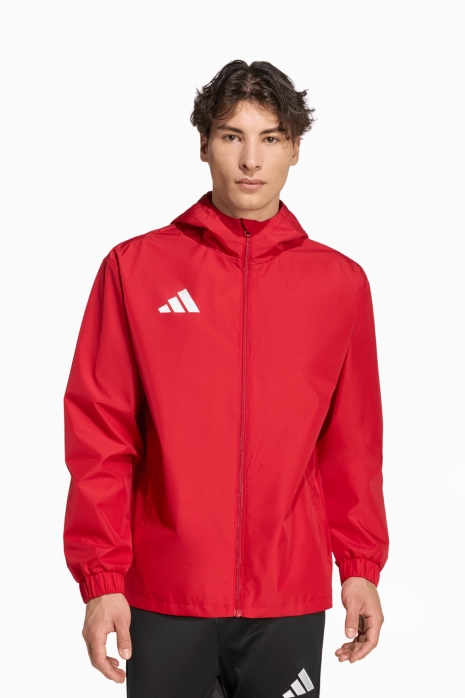 яке adidas Entrada 26 All Weather - червен