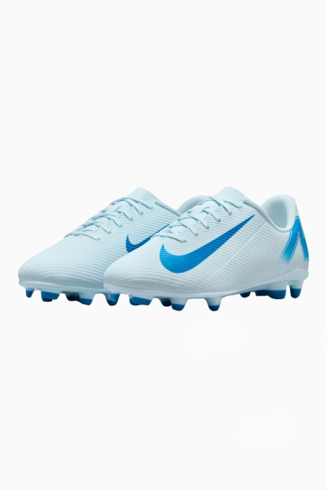 Ghete de fotbal Nike Mercurial Vapor 16 Club FG/MG Junior - albastru deschis