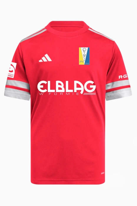 Koszulka bramkarska adidas Olimpia Elbląg Junior - Czerwony