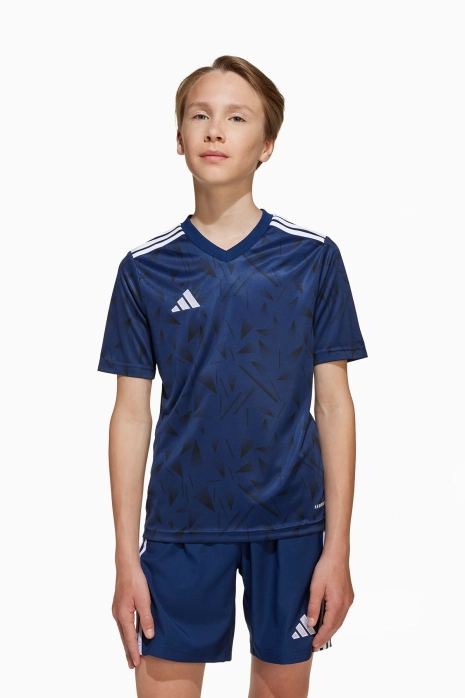 Тениска adidas Team Icon 25 Junior - тъмносин