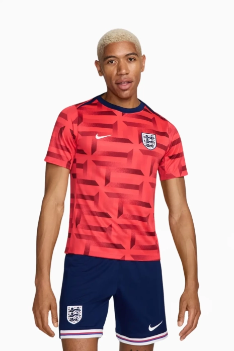Tričko Nike England 2024 Pre-Match - Červené