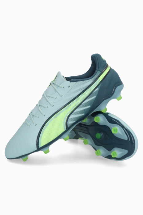 Puma King Match FG/AG - светло синьо