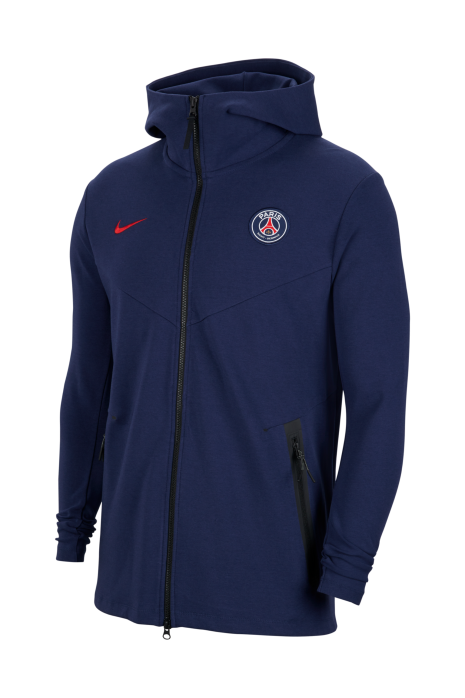 Nike Paris Saint-Germain Tech Fleece Windrunner Full Zip Hoodie ...