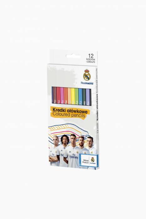 Kredki ołówkowe 12 kolorów Real Madryt