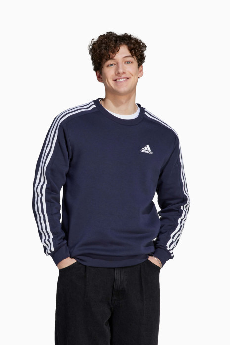 Кофта adidas Essentials Fleece 3S - темно-синій