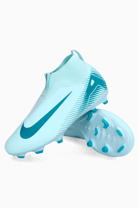 Cleats Nike Zoom Mercurial Superfly 10 Academy FG/MG Junior - sky blue