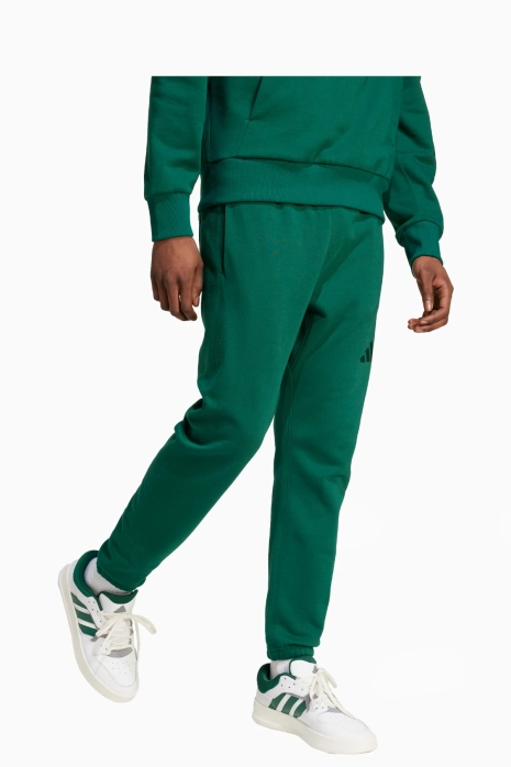 Duge Hlače adidas All SZN Fleece Regular Tapered - Zelena