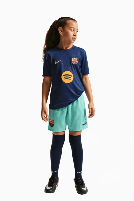 Tricou Nike FC Barcelona 26/27 Pre-Match Junior - Albastru marin