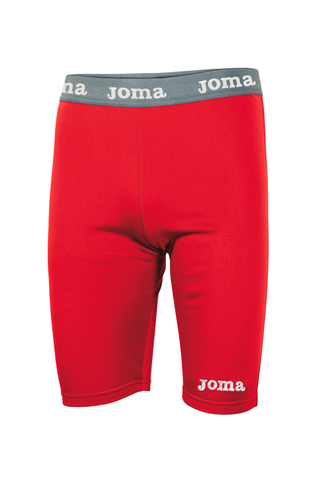 pantaloni scurți de compresie Joma Red Short Warm Fleece