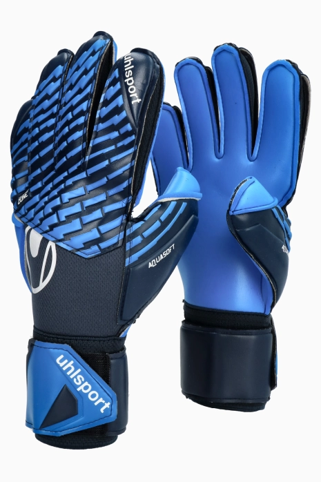 Вратарские перчатки Uhlsport Fangmaschine Aquasoft - синий