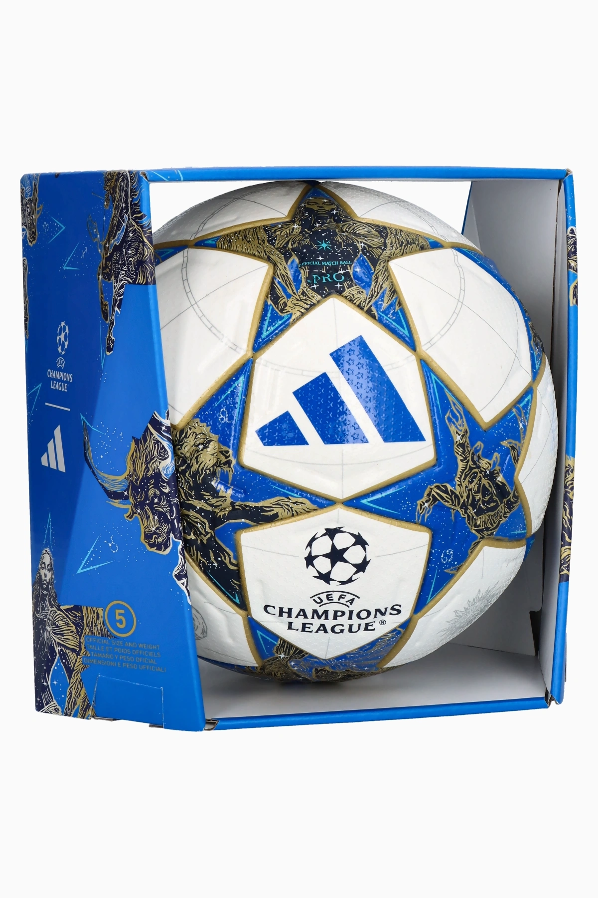 Minge adidas UCL Pro 25/26 dimensiunea 5 - Alb | Magazin de fotbal