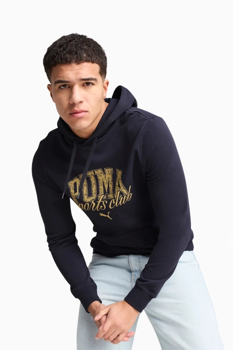 Блуза Puma Classics Terry - тъмносин