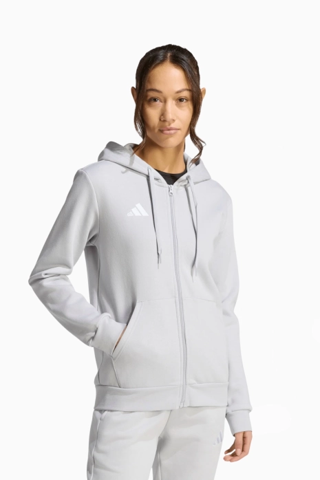 adidas Entrada 26 Sweat Full-Zip Hoodie - Gray