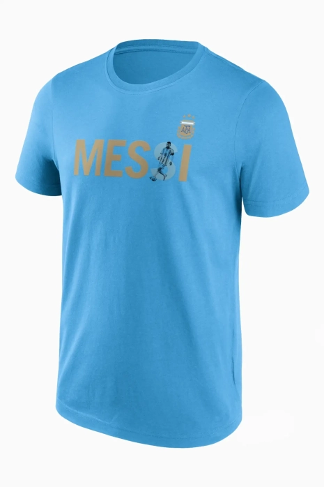 Тениска Fanatics Аржентина 2024 Messi Name and Number Graphic - светло синьо