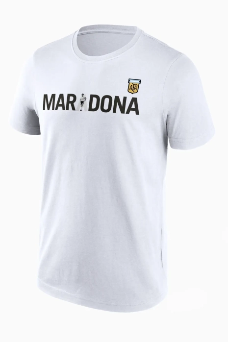 Тениска Fanatics Аржентина 2024 Maradona Name and Number Graphic - Бяла