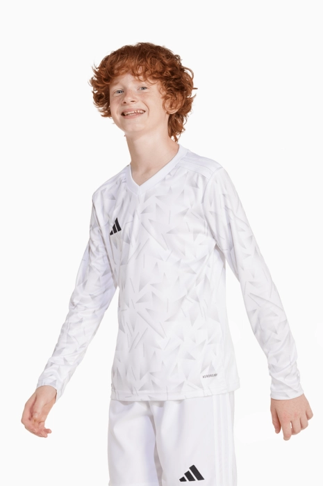 Koszulka z długim rękawem adidas Team Icon 25 Junior - Biały