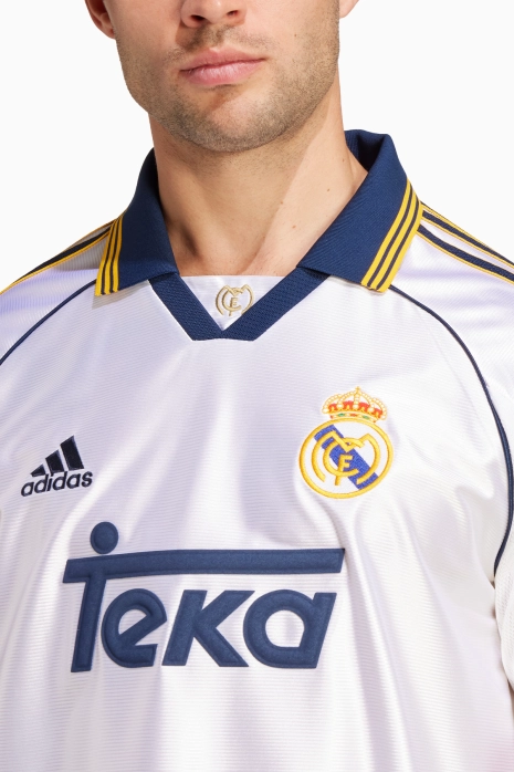 Tricou adidas Real Madrid 99/00 Home Replica - Alb | Magazin de