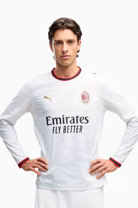 Langärmliges Shirt Puma AC Milan 26/27 Away Authentic - Weiß