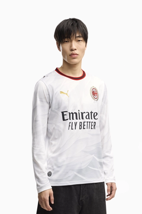 Langärmliges Shirt Puma AC Milan 26/27 Away Replica - Weiß