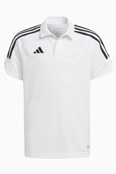 Тениска adidas Tiro 23 League Polo Junior - Бяла