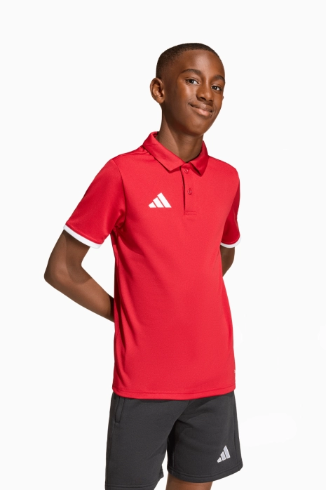Тениска adidas Entrada 26 Polo Junior - червен