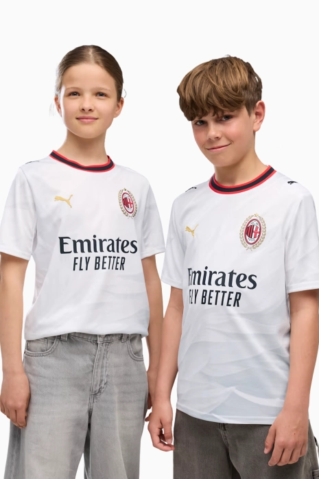 Tricou Puma AC Milan 26/27 Away Replica Junior - Alb