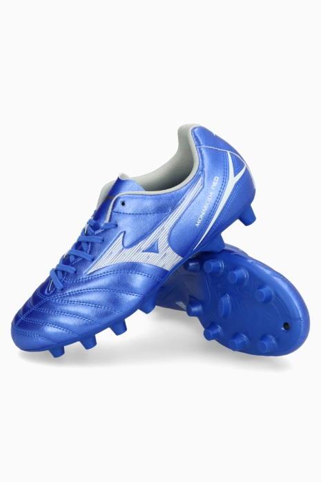 Ghete de fotbal Mizuno Monarcida Neo III Select FG Junior - Albastru