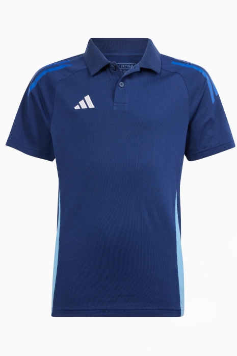 Футболка adidas Tiro 24 Competition Polo Junior - темно-синій