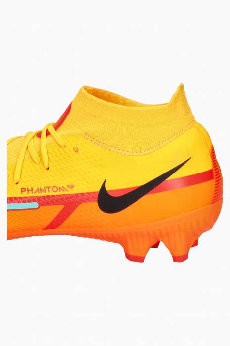 Бутсы Nike PHANTOM GT2 PRO DF FG - апельсин | Футбольная обувь