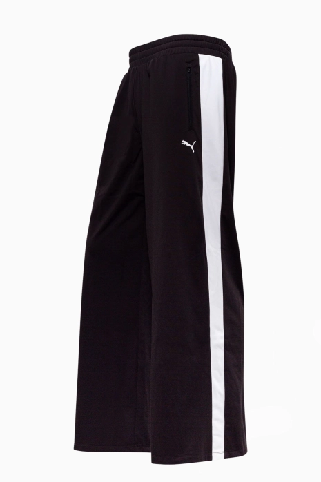 Pants Puma Essentials T7 Poly Wide Leg - Black