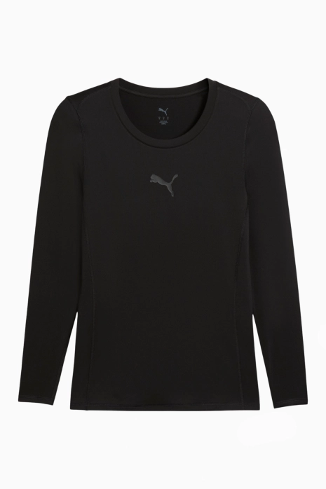 Тениска Puma teamLIGA 26 Baselayer Tee LS - черен