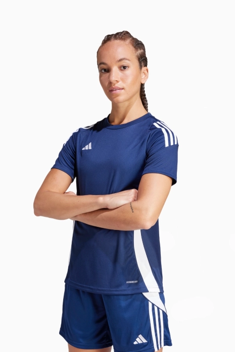 Camiseta adidas Tiro 24 de mujer - Azul