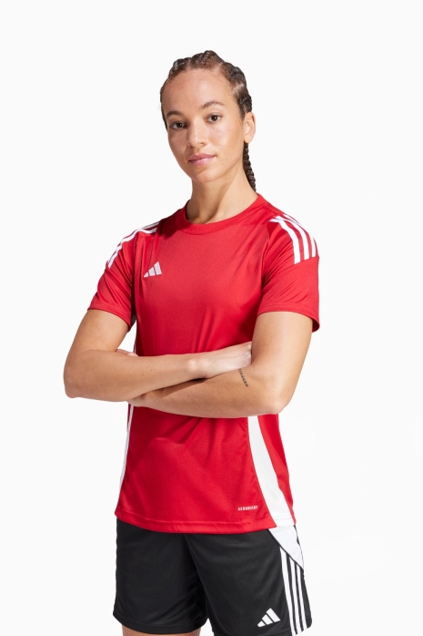 Тениска adidas Tiro 24 Дамска - червен