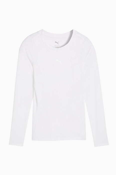 Tricou Puma teamLIGA 26 Baselayer Tee LS Junior - Alb