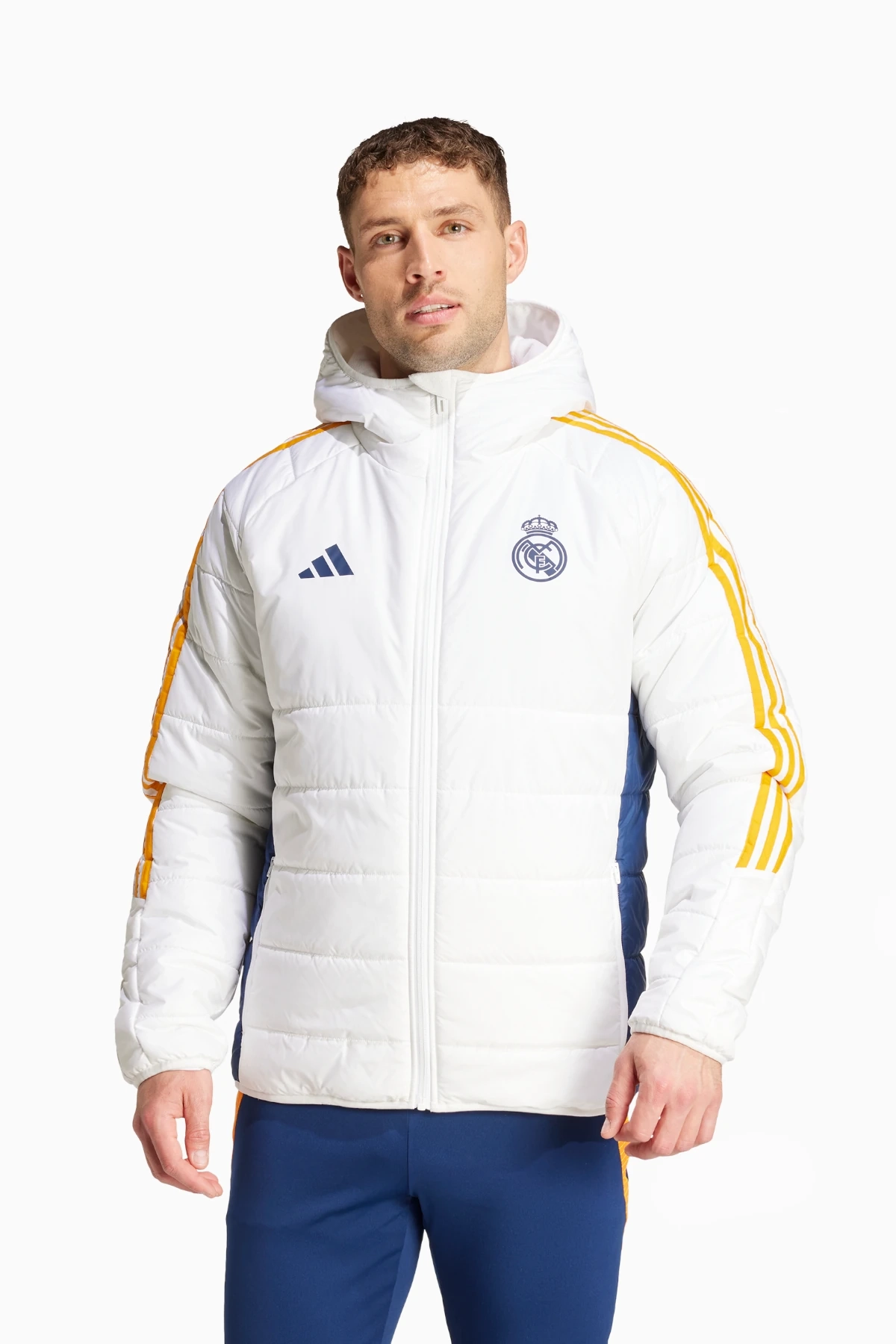 Kurtka adidas Real Madryt 24/25 Winter - Biały | Buty piłkarskie ...